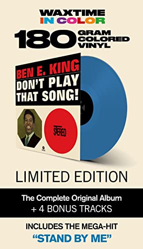 Ben E. King - Don't Play That Song! LP Blue Vinyl - Vinyl Record Blue image 2