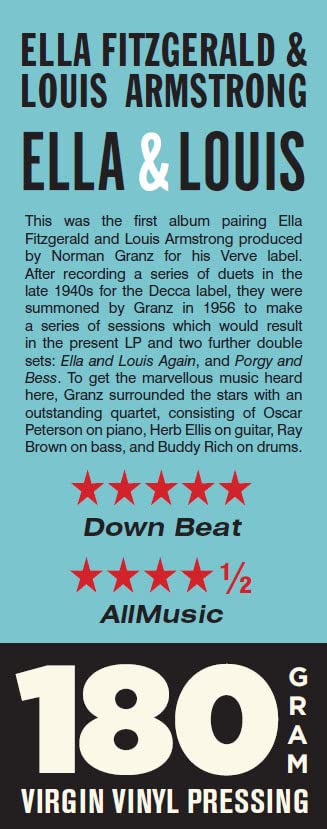 Ella Fitzgerald & Lo - Ella & Louis - Vinyl Record image 3