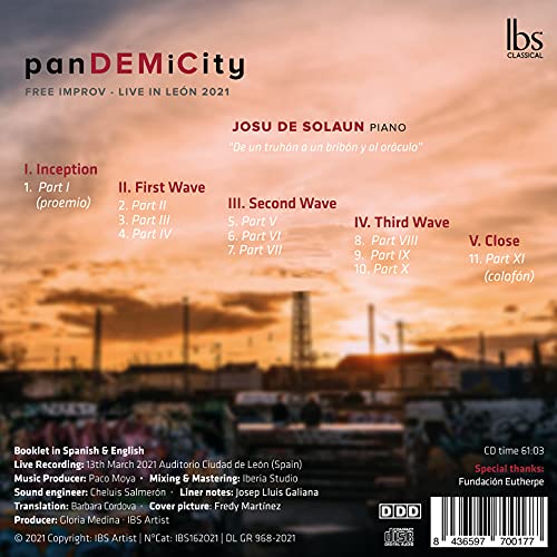JOSU DE SOLAUN - PANDEMICITY - CD image 2