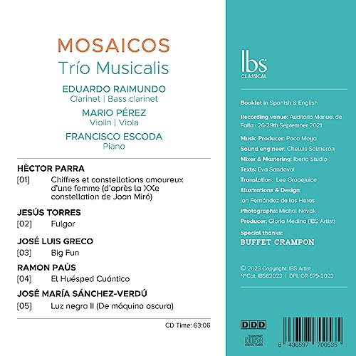 TRIO MUSICALIS - MOSAICOS - CD image 2