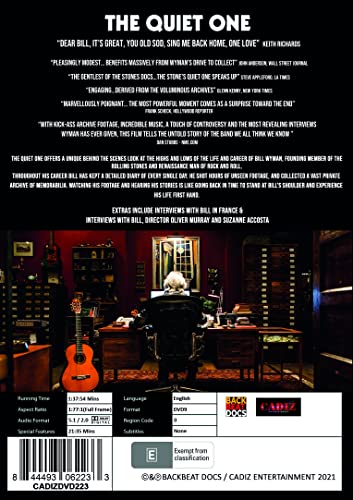 BILL WYMAN - QUIET ONE (DVD DOCUMENTARY) - DVD image 2