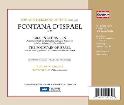 MAX:RHEINISCHE KANTO - SCHEIN:FONTANA D?ISRAEL - CD image 2