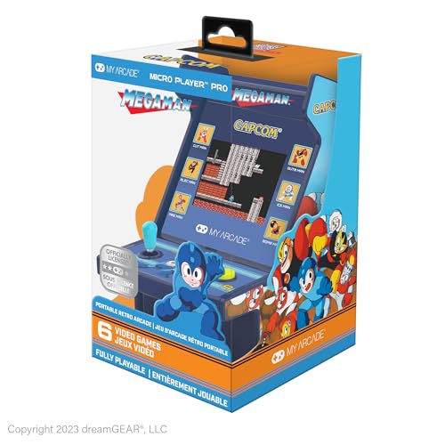 MY ARCADE - Micro Player Pro 6.7 Mega Man Portable Retro Arcade (6 Gam image 4