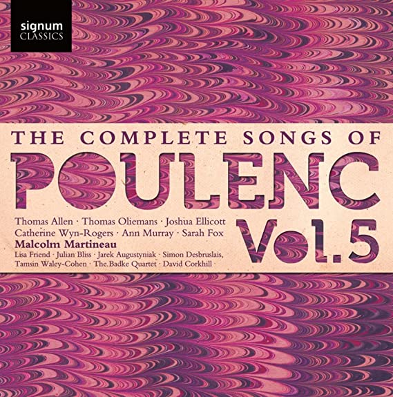 THE COMPLETE SONGS OF FRANCIS POULENC, VOL.5