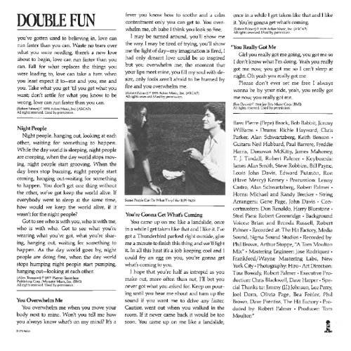 ROBERT PALMER - DOUBLE FUN - CD image 5