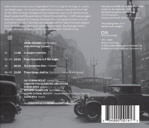 John Ireland - 70th Birthday Concert - CD image 2