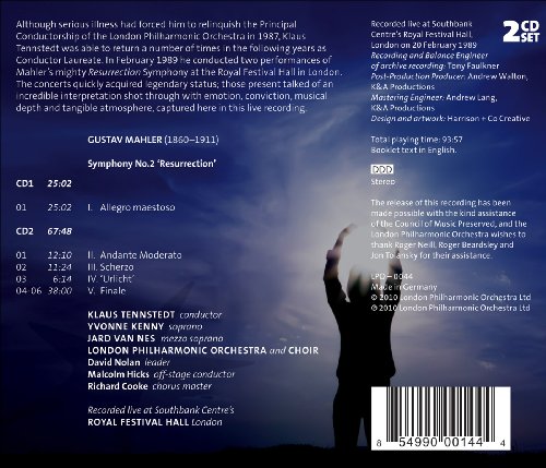 Gustav Mahler - Symphony No. 2 Resurrection - CD image 2
