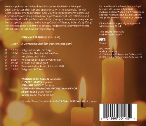 Stephane Degout - Brahms: A German Requiem - CD image 2