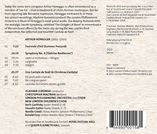 Christopher Maltman - Honegger: Pastorale Dete/Symphony No. 4/Une Cant image 2