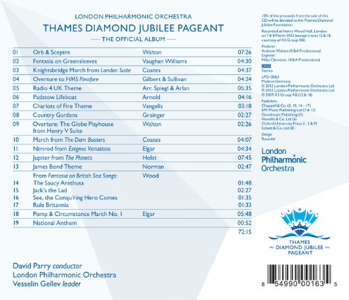 LONDON PHILHARMONIC - THAMES DIAMOND JUBILEE PAGEANT - THE OFFICIAL - image 2
