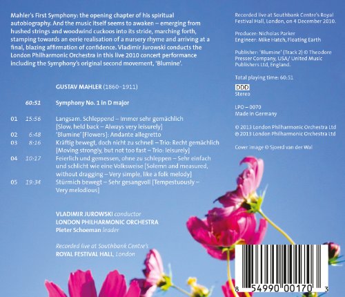 Gustav Mahler - Symphony No. 1 (including 'Blumine') - CD image 2