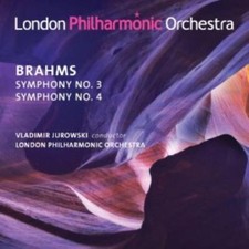 LONDON PHILHARMONIC - BRAHMS: SYMPHONIES NOS. 3 & 4 - CD ALBUM image 1