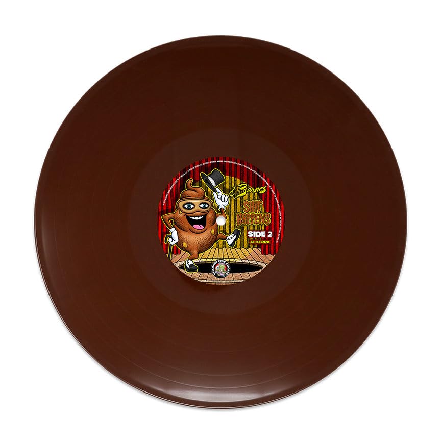 & BARNES - SHIT HAPPENS (BROWN VINYL) - Vinyl Record image 4