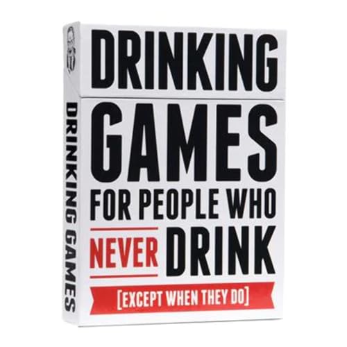 CARD GAME - DRINKING GAMES FOR PEOPLE WHO NEVER DRINK - Non-book item