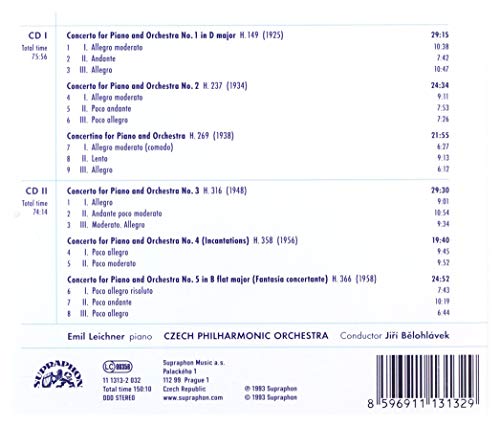 Bohuslav Martinů - Piano Concertos - CD image 2