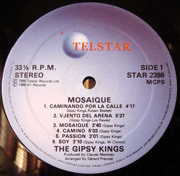Gipsy Kings - Mosaique - Used Vinyl Record image 3