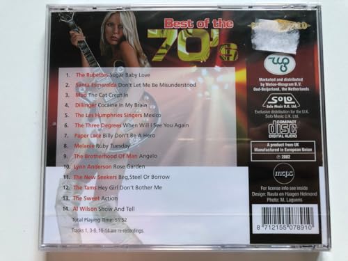 Various - Best Of The 70's - Used CD image 2