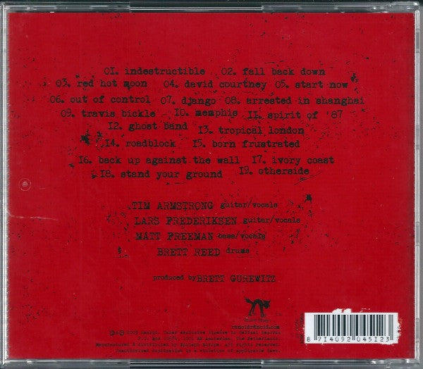 Rancid - Indestructible - CD image 2