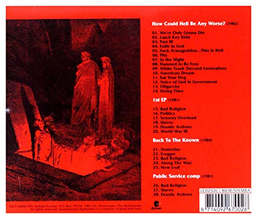 Bad Religion - How Could Hell Be Any Worse? - CD image 2