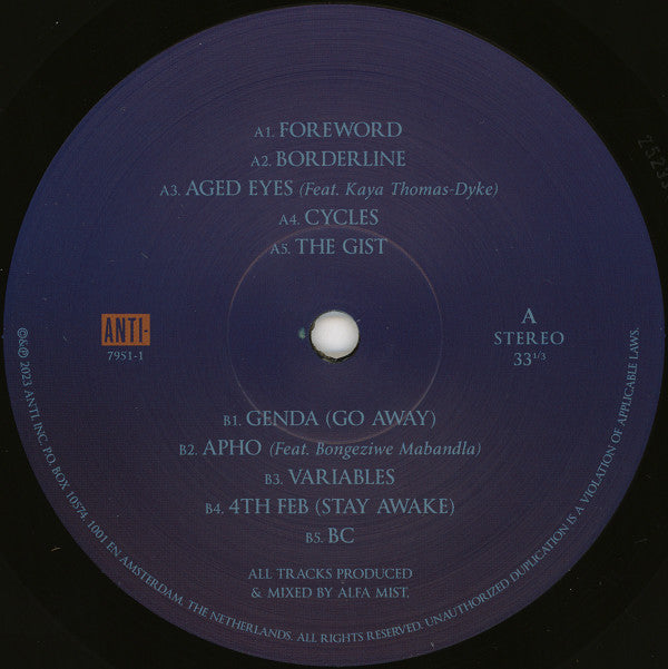 ALFA MIST - VARIABLES - Vinyl Record lp image 5