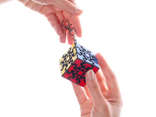Mini Gear Cube Puzzle Game Key Ring - Non-book item image 3