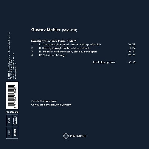CZECH PHILHARMONIC - MAHLER SYMPHONY NO. 1 - CD image 2