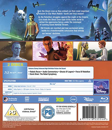 Star Wars Rebels: Complete Season 4 - Blu-ray image 3