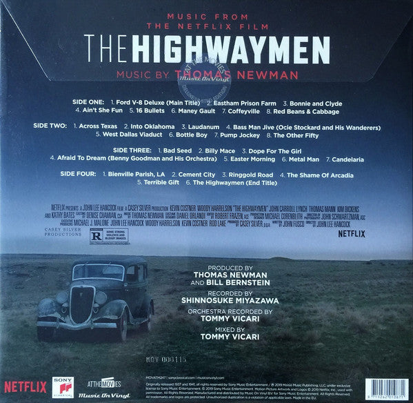 Thomas Newman - Highwaymen (Original Motion Picture Soundtrack) - Vi image 2