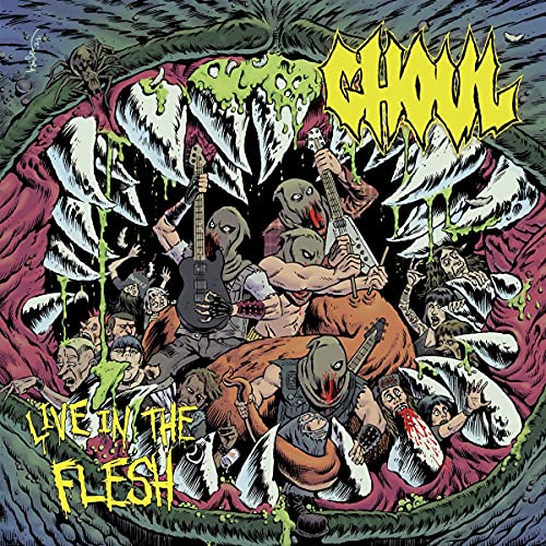 GHOUL - LIVE IN THE FLESH (YELLOW VINYL) - Vinyl Record DLP image 2