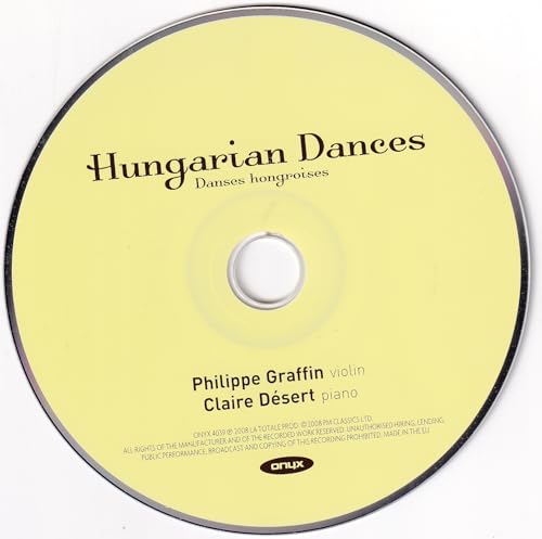 Philippe Graffin - Hungarian Dances - CD image 3