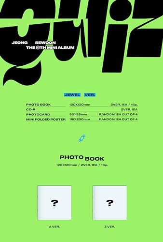 JEONG SEWOON - QUIZ (JEWEL / 2 TYPES) - CD image 2