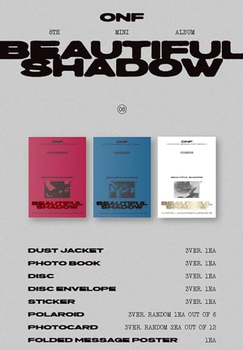 ONF - BEAUTIFUL SHADOW DARKNESS B - CD image 2