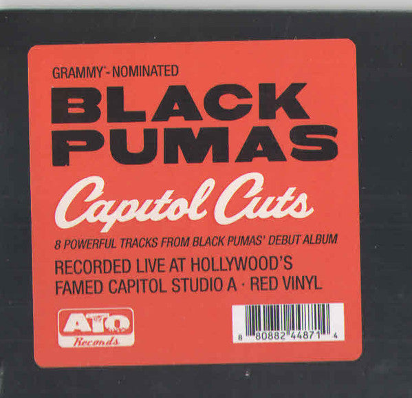 BLACK PUMAS - CAPITOL CUTS - LIVE FROM STUDIO A (RED VINYL) - Vinyl Re image 2