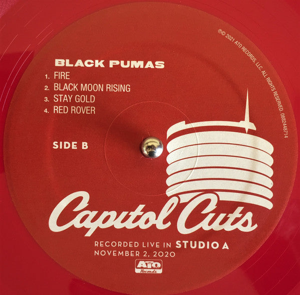 BLACK PUMAS - CAPITOL CUTS - LIVE FROM STUDIO A (RED VINYL) - Vinyl Re image 4