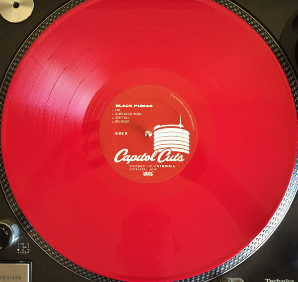 BLACK PUMAS - CAPITOL CUTS - LIVE FROM STUDIO A (RED VINYL) - Vinyl Re image 5
