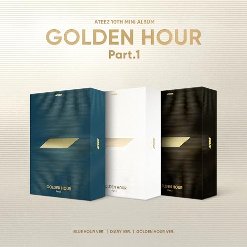 ATEEZ - 10th Mini Album [Golden Hour: Part. 1] (Blue Hour. Diary. Gold image 1