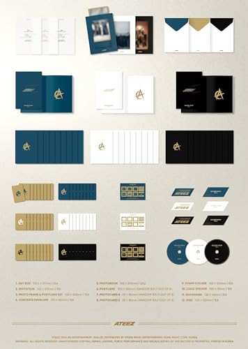 ATEEZ - 10th Mini Album [Golden Hour: Part. 1] (Blue Hour. Diary. Gold image 3