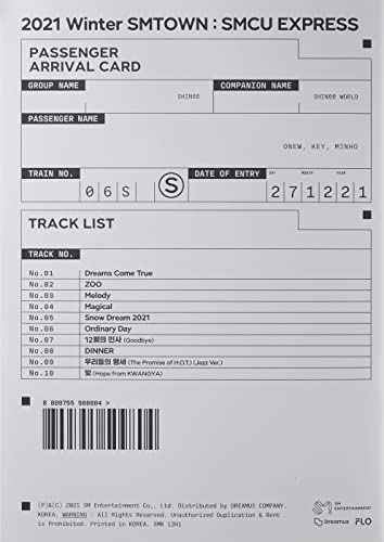 ONEW KEY MINHO - 2021 WINTER SMTOWN: SMCU EXPRESS - CD image 3