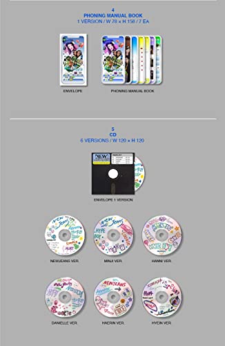 NEWJEANS - NEW JEANS' (BLUEBOOK VERSION) - CD image 2