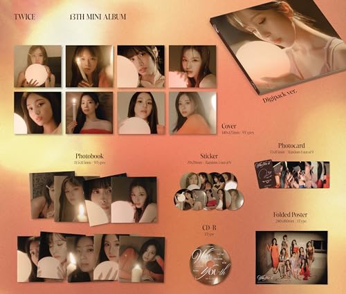 TWICE - WITH YOU-TH (DIGIPACK / 9 TYPE - CD image 2