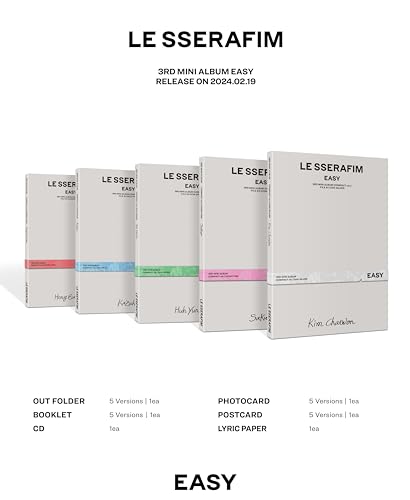 LE SSERAFIM - EASY (COMPACT / 5 TYPES) - CD image 2