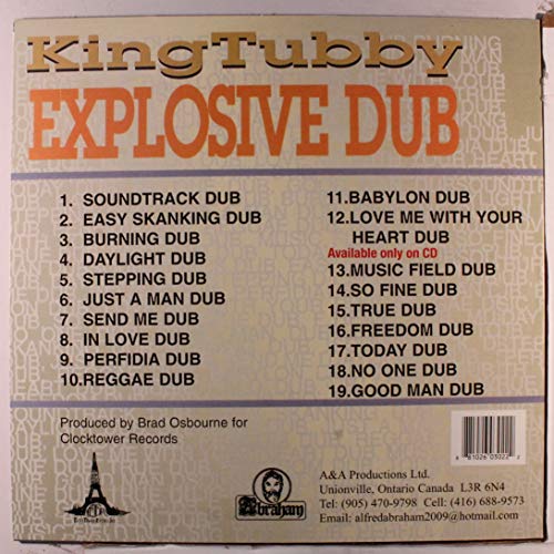 King Tubby - Explosive Dub - Vinyl Record image 3