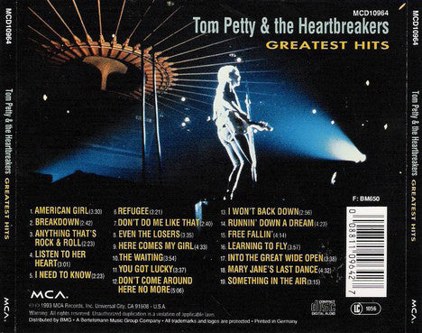 Tom Petty And The He - Greatest Hits - Used CD image 2