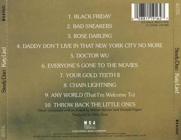 Steely Dan - Katy Lied - CD image 2