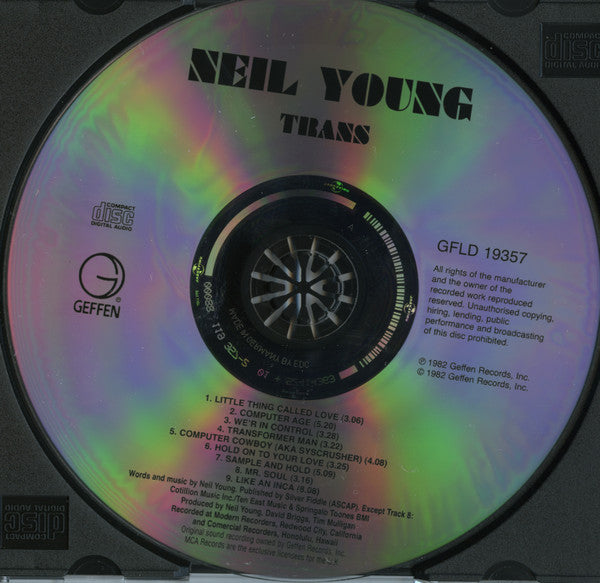 Neil Young - Trans - CD image 3