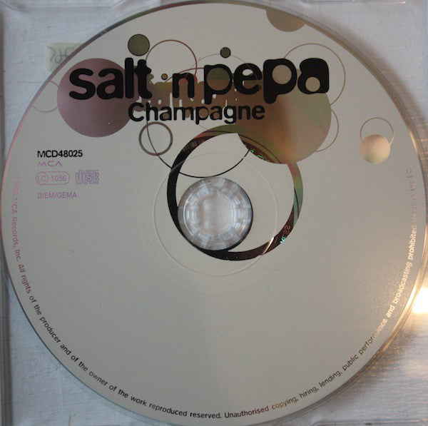 Salt 'N' Pepa - Champagne - Used CD image 3