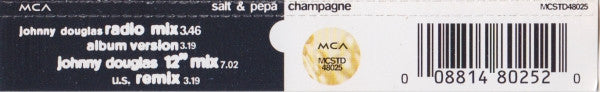 Salt 'N' Pepa - Champagne - Used CD image 5