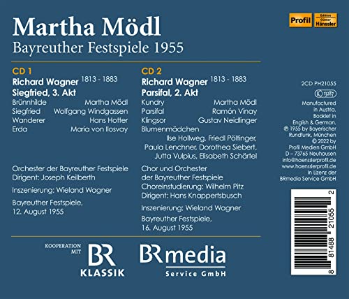 WAGNER / MODL - MARTHA MODL 1955 - CD image 2