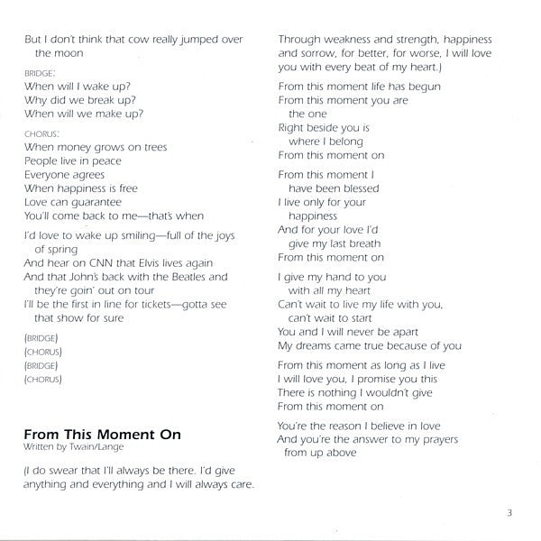Shania Twain - Come On Over - Used CD image 9