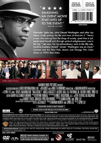 MALCOLM X (1992) - DVD image 2